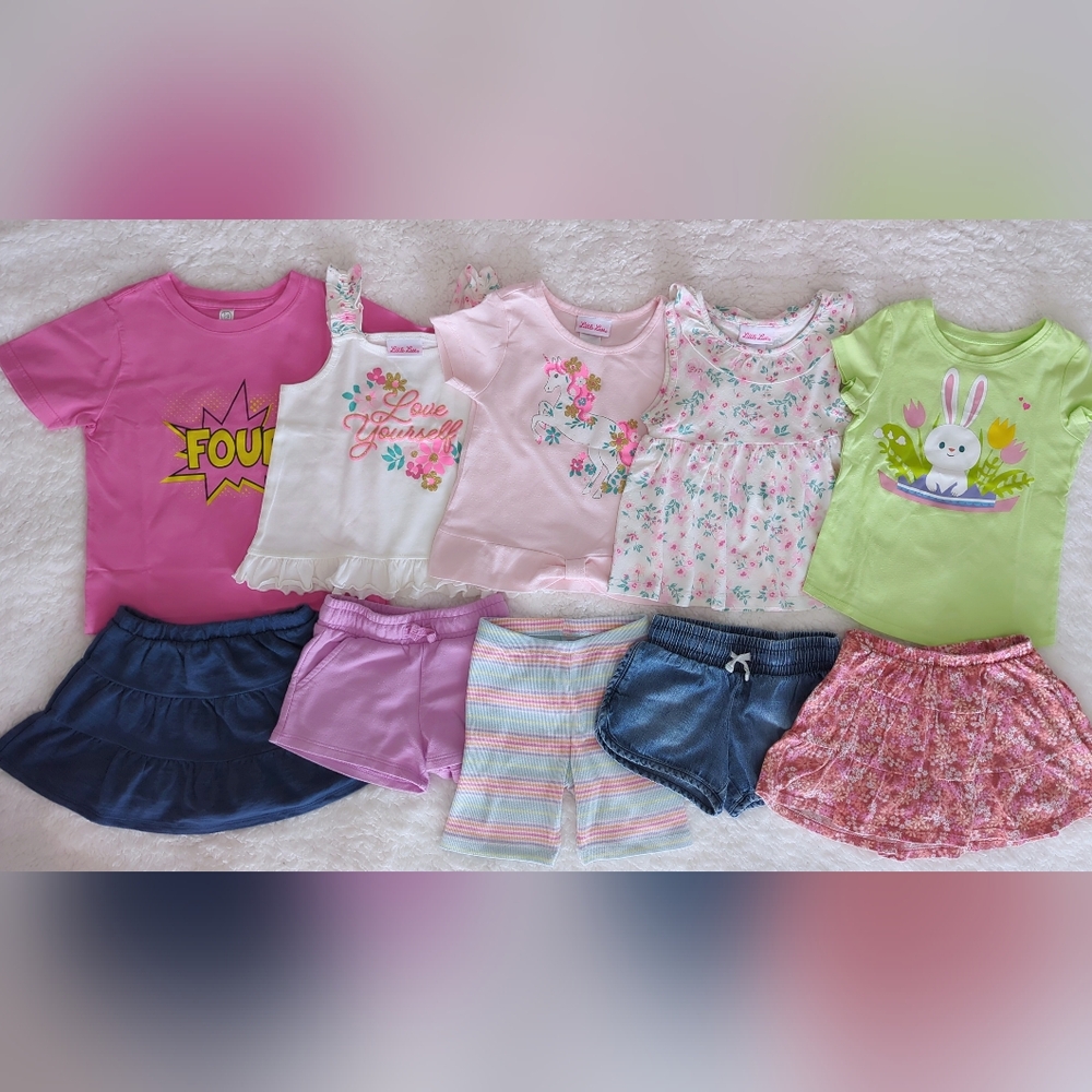 4T girls' summer bundle